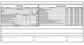 Prestige Park Lane Complete Costing Details